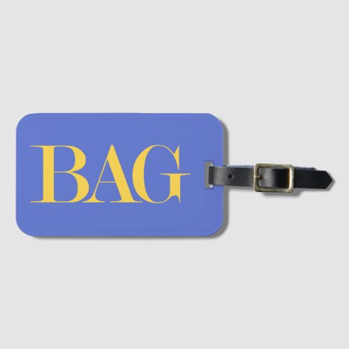 Bag Luggage Tag