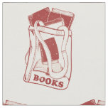 Bag of books I love to read Fabric