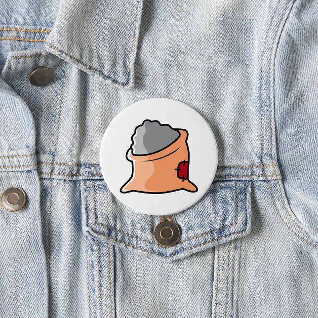 Bag of Cement Construction Material Button (Creator Uploaded)