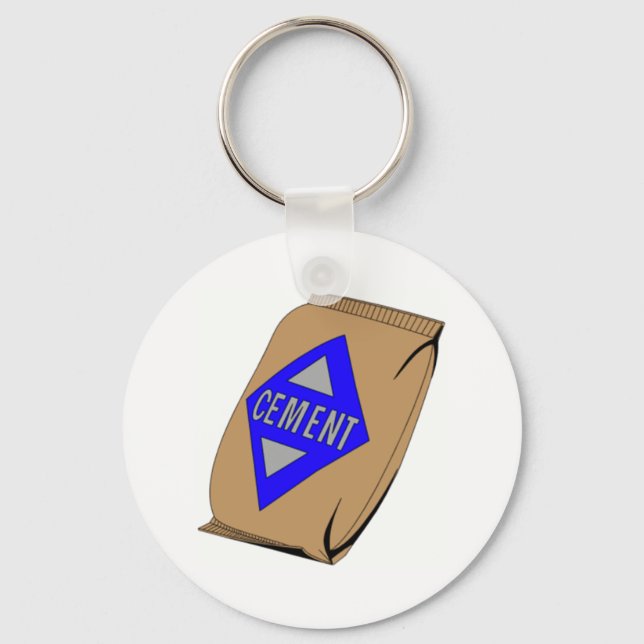 Bag of Cement Keychain (Front)