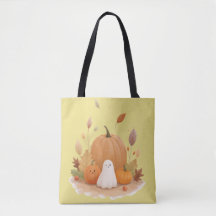 Bag of cute Halloween pumpkins