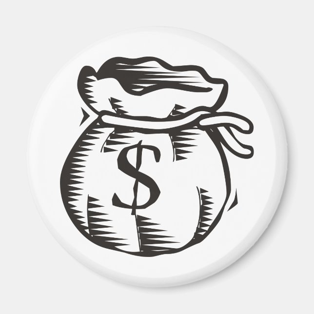 Bag of Money Magnet (Front)