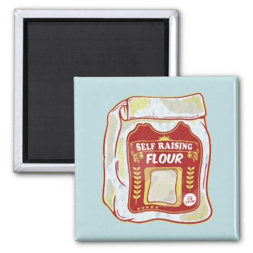 Bag of self raising flour magnet