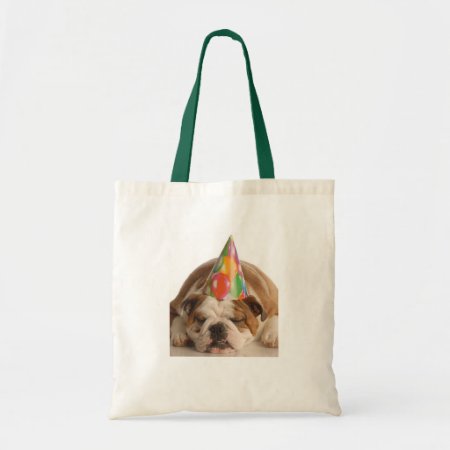Bag  Tote   Bulldog  Birthday  Customize