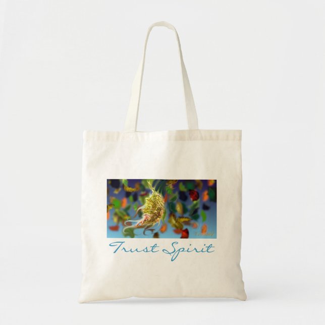 bag,"Trust Spirit" Tote Bag (Front)