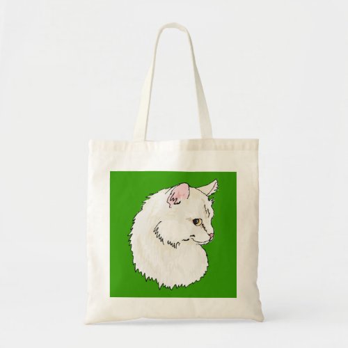 Bag _ White Kitten graphic