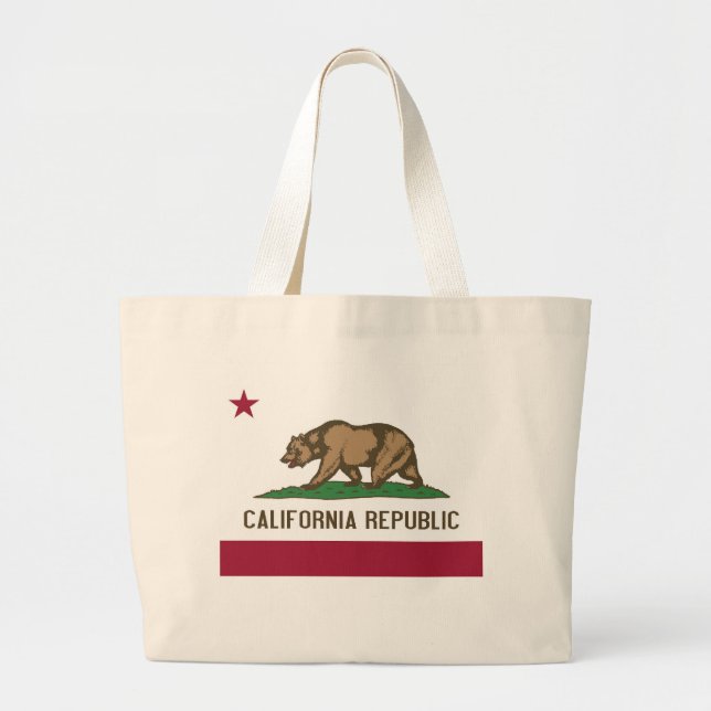Bag with Flag of  California State - USA (Front)