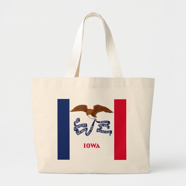 Bag with Flag of Iowa State - USA (Front)