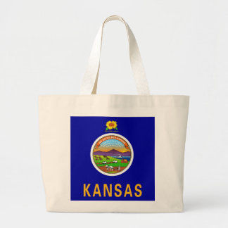 Bag with Flag of  Kansas State - USA