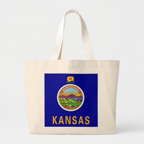 Bag with Flag of  Kansas State _ USA