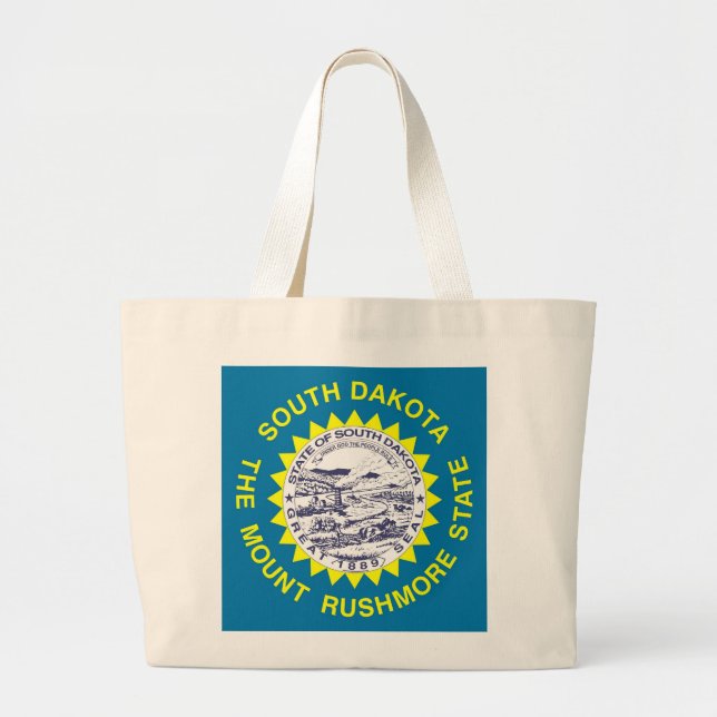 Bag with Flag of  South Dakota State - USA (Front)