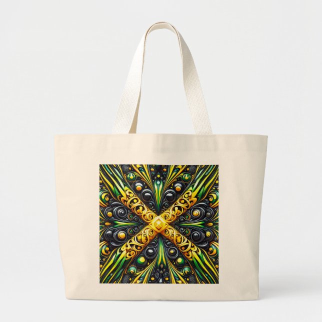 Bag with Jamaican Colors Design (Front)