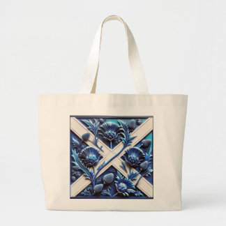 Bag with Scottish Thistles Design