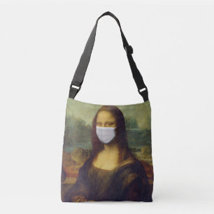 Bag with the image of the Mona Lisa
