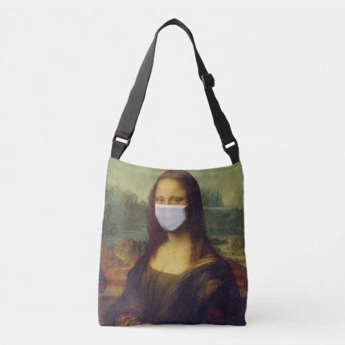 Bag with the image of the Mona Lisa