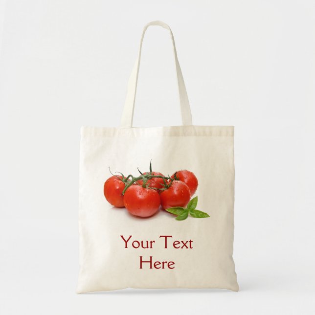 Bag with tomatoes and basil (Front)