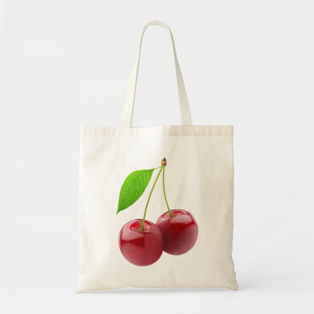 Bag with two sweet cherries (Front)