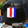 Bagagelabel in Rood-Wit-Blauw Luggage Tag