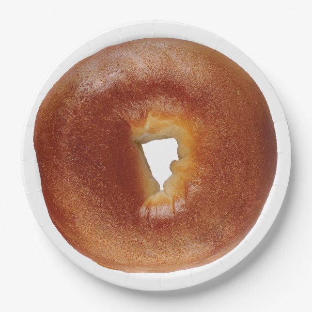 BAGEL 2   PAPER PLATES (Front)
