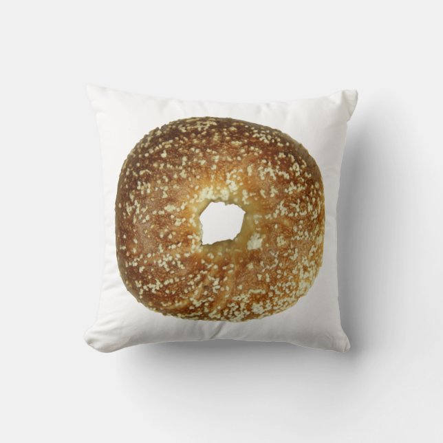 BAGEL 3 THROW PILLOW (Front)