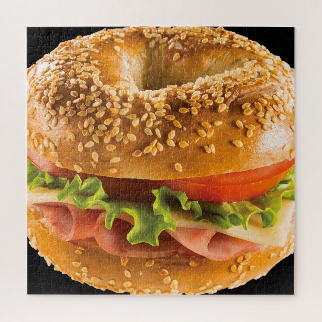 BAGEL 5   JIGSAW PUZZLE (Vertical)