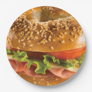 BAGEL 5 PAPER PLATES
