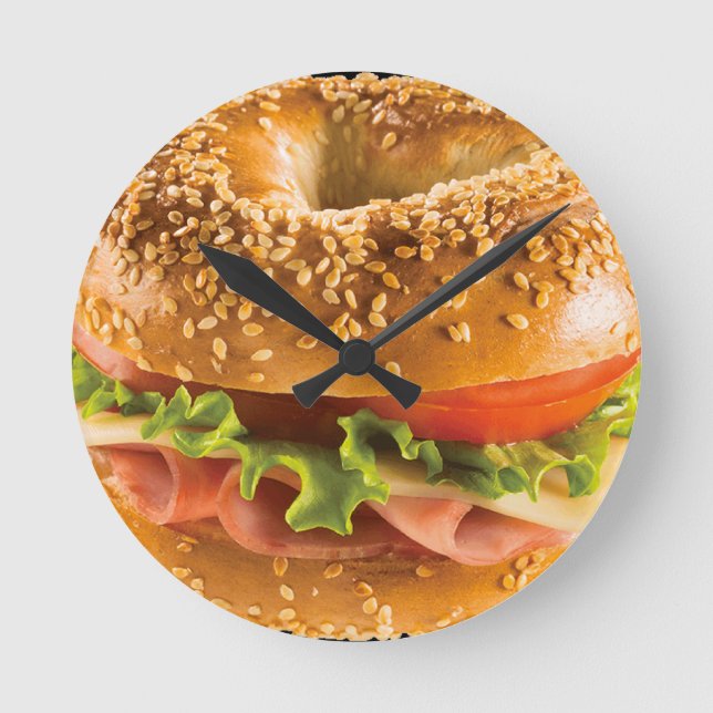 BAGEL 5  ROUND CLOCK (Front)