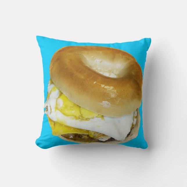 BAGEL 6   THROW PILLOW (Front)