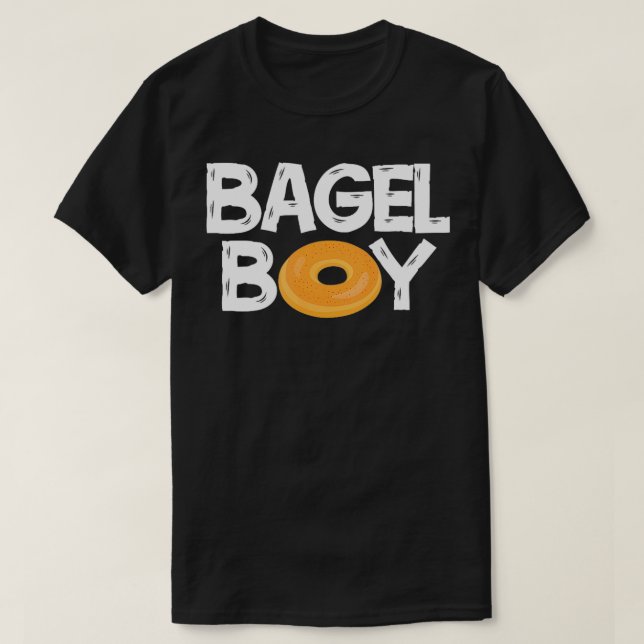 Bagel Boy Funny Donut Food Lover  T-Shirt (Design Front)