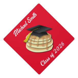 Bagel Breakfast Brunch Graduation Party Cap Topper