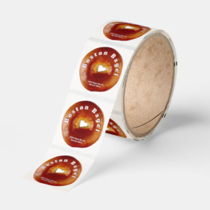 Bagel classic round sticker