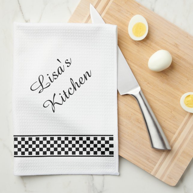 Bagel & Cream Cheese - Shalom! Kitchen Towel (Quarter Fold)