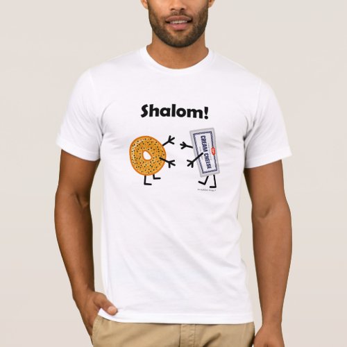 Bagel  Cream Cheese _ Shalom T_Shirt