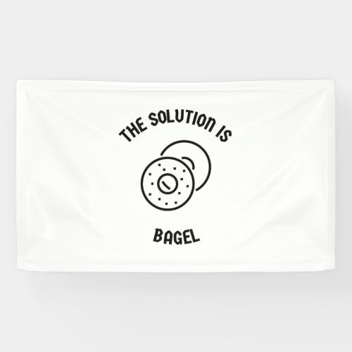 Bagel is the solution banner