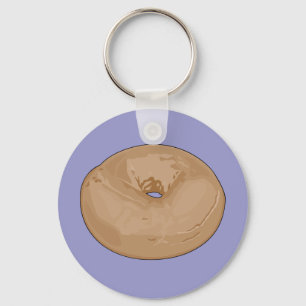 Bagel Keychain