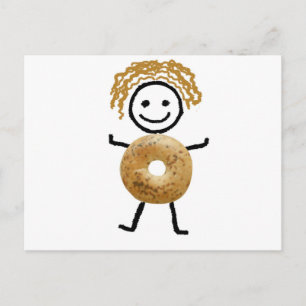 Bagel Kid Postcard