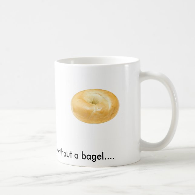 Bagel on a coffee mug (Right)
