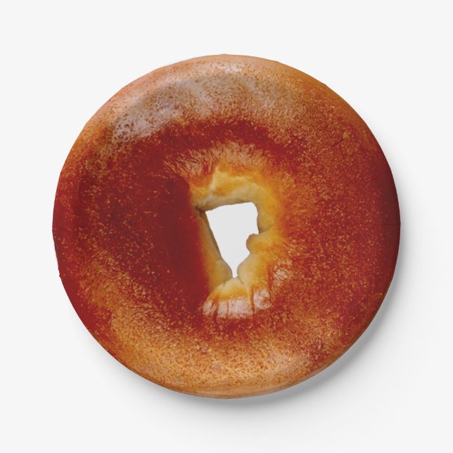Bagel  paper plates (Front)