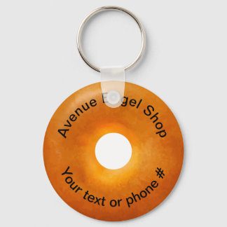 Bagel Shop Theme Promotional Keychain