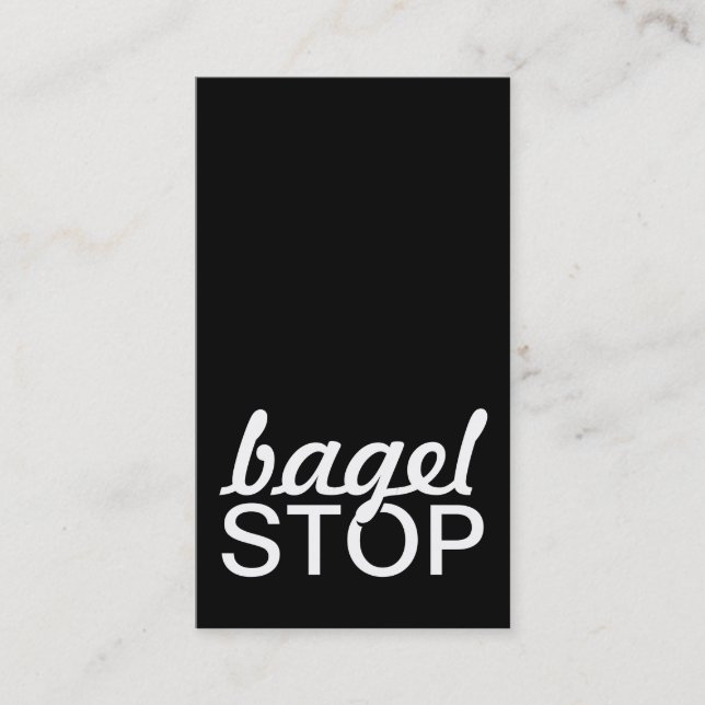 bagel stop punch card (Front)