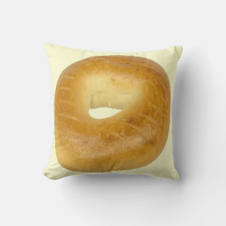 Bagel Throw Pillow