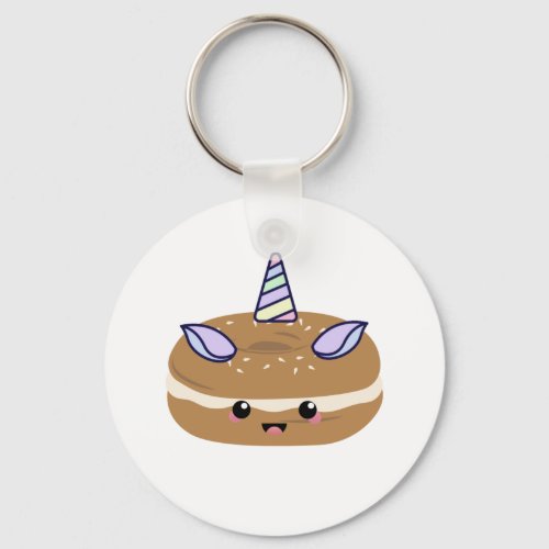 Bagel Unicorn Bagel Buddies Keychain