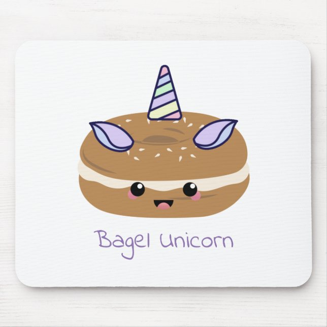 Bagel Unicorn Bagel Buddies Mouse Pad (Front)