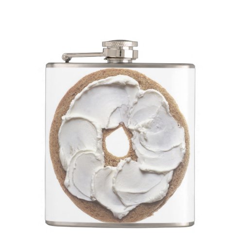 Bagel with Cream Cheese Flask