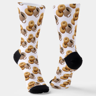 Bagels and Coffee Socks