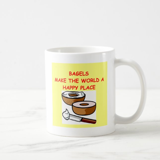 bagels coffee mug (Right)