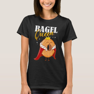 Bagels Food Tee Bagel Queen