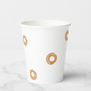 BAGELS Little Bagels White Paper Cups