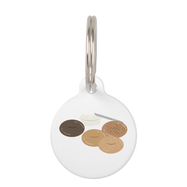 Bagels Pet ID Tag (Front)