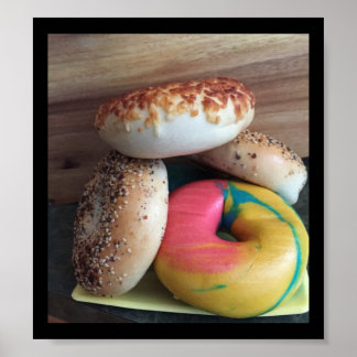Bagels Photo Poster